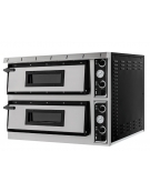 Forno elettrico per pizza  professionale 2 Camere da 9+9 pizze Ø 36 cm - N° 2 Camere da cm 108x108x14h