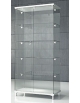 Vetrina con ripiani regolabili e 10 LED laterali – cristalli temperati - con luci Vetrina cm 85 x 45 x 190h