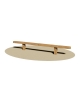 Asse di Equilibrio in legno - Da interrare - cm 250x16x33h
