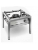 Fornellone a gas da pavimento professionale 1 fuoco da 20 Kw - cm 60x60x50h