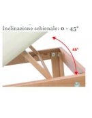 LETTINO IN LEGNO PER TRATTAMENTI E VISITA