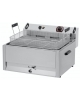 Friggitrice elettrica da banco con rubinetto per pasticceria - 1 vasca da 30 Lt - cm 67x65x37h