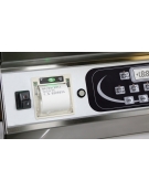 Macchina confezionatrice sottovuoto a campana da banco con doppia barra da cm 45 - mm 600x560x450 H