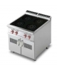 CUCINA ELETTRICA PROFESSIONALE AD INDUZIONE TRIFASE 4 ZONE - cm 80x90x90h