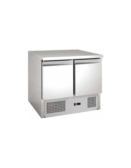 Saladette refrigerata statica 2 sportelli  +2°+8°C - cm 90x70x85h - Classe energetica E