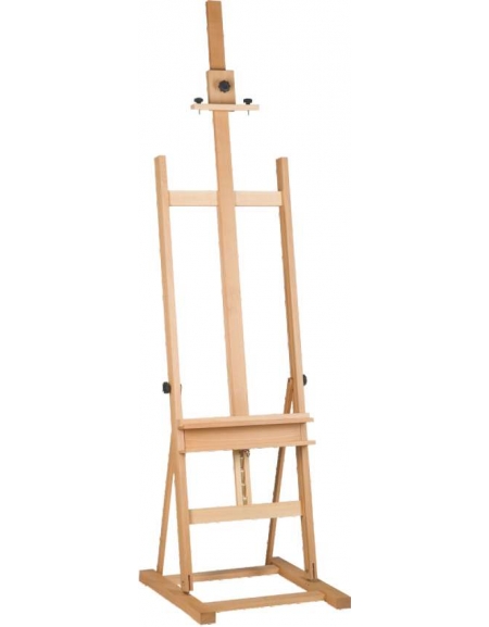 CAVALLETTO PITTURA FAGGIO CON BASE INCLINABILE