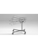 Culla Pediatrica altezza variabile su ruote con Trend e contro-Trend