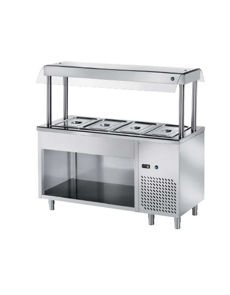 ELEMENTO BAGNOMARIA - VANO INFERIORE A GIORNO CM. 120X80X90H ELEMENTO BAGNOMARIA - VANO INFERIORE A GIORNO CM. 120X80X90H