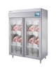 Armadio frigo climatico per la frollatura carne con controllo umidità doppia porta a vetro  Lt 1.400 -6°/+40°C- cm 144x80x202h