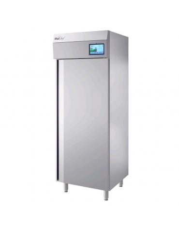 Armadio frigorifero fermalievitazione 20 Teglie cm 60x40 Temperatura -15°+40°C con controllo dell'umidita'-1 Porta-Cm 72x80x202h