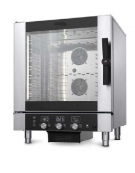 Forno combinato vapore professionale a gas per ristorante N° 7 Teglie GN 1/1 - Comandi touch screen