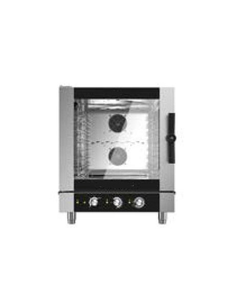 Forno combinato vapore professionale elettrico per ristorante N° 7 Teglie GN 1/1 - Comandi elettromeccanici