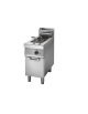 Friggitrice elettrica 1 vasca capacità 10 lt.su armadio chiuso - potenza kw 7,5 - cm 40x70x85h
