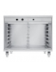 Supporto lievitatore per forno con umidificatore e ruote da cm. 93,5x91x82,5h