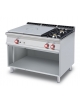 TUTTA PIASTRA + 2 FUOCHI SU MOBILE A GIORNO - PIASTRA CM 77x73 - CM 120X90X90H