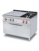 TUTTA PIASTRA + 2 FUOCHI SU FORNO ELETTRICO STATICO CM 107X73X34H - PIASTRA CM 77X73 - CM 120X90X90H.