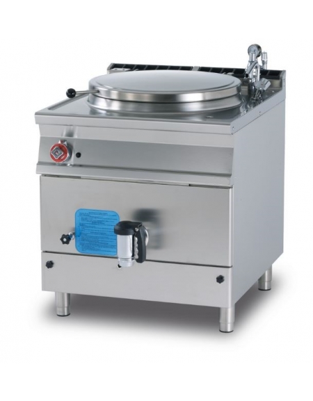 PENTOLA INDIRETTA GAS LT.100 - VASCA Ø CM. 60x42H - CARICO AUTOMATICO INTERCAPEDINE - CM. 80X90X90H. PENTOLA INDIRETTA GAS LT.100 - VASCA Ø CM. 60x42H - CARICO AUTOMATICO INTERCAPEDINE - CM. 80X90X90H.
