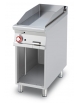 FRY-TOP LISCIO CROMATO GAS SU MOBILE A GIORNO - Piastra cm. 36x68 - CM. 40X90X90H.