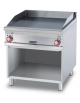 FRY-TOP RIGATO TRIFASE SU MOBILE A GIORNO - Piastra cm 76x68 - 2 zone di cottura - CM 80X90X90H