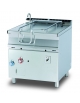 BRASIERA A GAS RIB. AUTOMATICO - Lt 80 - Vasca fondo inox - con coperchio - CM 80X90X90H