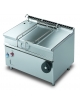 BRASIERA ELETTRICA  RIB. MANUALE - Lt 120 - Vasca fondo inox - con coperchio - CM. 120X90X90H.