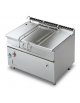 BRASIERA ELETTRICA CON RIBALTAMENTO AUTOMATICO- Lt 120  - Vasca fondo inox - con coperchio - CM 120X90X90h