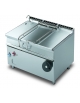 BRASIERA A GAS RIB. MANUALE - Lt 120 - Vasca fondo inox - con coperchio -CM 120X90X90H