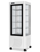 Vetrina pasticceria verticale Litri 400-Refrigerazione ventilata +2° +10°C-ILLUMINAZIONE A LED-COLORE BIANCA - cm 70x70x187h