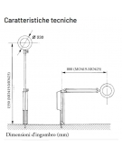 lampada con lente ingrandimento su stativo