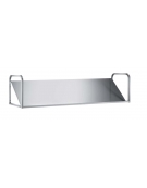 MENSOLA PORTACESTELLI INOX AISI 304 MONTAGGIO A PARETE - CM. 140X40X65H