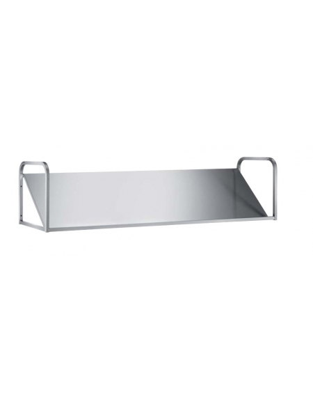 MENSOLA PORTACESTELLI INOX AISI 304 MONTAGGIO A PARETE - CM. 140X40X50H