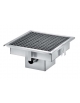 CANALE DI SCARICO COMPLETO DI GRIGLIATO SCARICO ORIZZONTALE CON SIFONE - MM. 465X465X240 H
