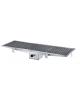 CANALE DI SCARICO COMPLETO DI GRIGLIATO SCARICO ORIZZONTALE CON SIFONE - MM. 1065X465X240 H