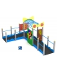 Percorso inclusivo in alluminio - cm 310x485xh224