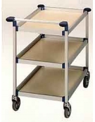 CARRELLO A TRE PIANI IN LAMINATO CM. 80X50