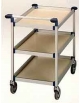 CARRELLO A TRE PIANI IN LAMINATO CM. 80X50