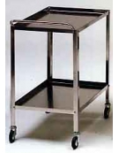 CARRELLO A DUE PIANI INOX CM.70X50