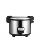 Cuoci riso professionale in acciaio inox da Lt 5,4 - Capacità fino a 30 porzioni di riso - Dimensioni cm 38,5X33,5X48H