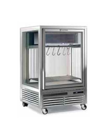 Vetrina Refrigerata per Carne - Griglie In Acciaio Inox - Capacità 550 Lt mm 795x730x2005h