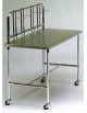 CARRELLO INOX SERVITORE PORTASTRUMENTI PER SALA OPERATORIA CM 135x65x86H