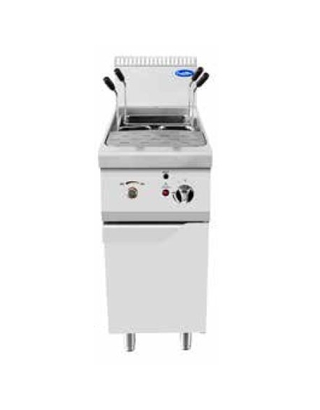 Cuocipasta a gas 1 vasca capacità 40 lt cm 40x70x90h