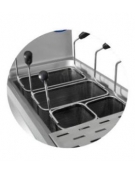 Cuocipasta a gas 1 vasca capacità 40 lt cm 40x70x90h