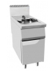 Friggitrice a gas 1 vasca Lt 16 su armadio chiuso cm 40x70x108,5h - Potenza Kw 13