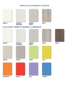 ARMADIO A UN POSTO PER CAMERA DI DEGENZA CASA DI RIPOSO - ANTA IN NOBILITATO MELAMINICO - CM 45x56,5x207h