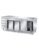 TAVOLO COMPOSIZIONE N°3 - 2 ANTE A BATTENTE CON PORTATEGLIE, 2 TRAMOGGE E 1 CASSETTIERA A 4 CASSETTI MM 440 - CM. 240X70X87H