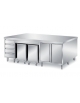 TAVOLO CENTRALE COMPOSIZIONE N°5 - 2 ELEMENTI CON 2 ANTE BATTENTE, 4 TRAMOGGE E 2 CASSETTIERE A 4 CASSETTI - CM. 250X140X87H