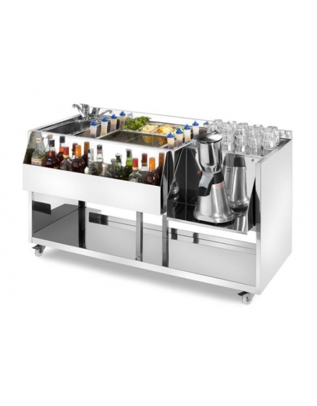 COCKTAIL STATION - CM. 150X70X83H