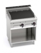 GRIGLIA PIETRA LAVICA A GAS SU MOBILE  cm 80x71.4x90h