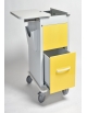 Carrello portalastre per giro visite a 3+1 cassetti