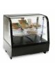 Espositore refrigerato da banco - colore nero - refrigerazione ventilata +1/+12°C - capacità Lt. 100 - cm 68,2x45x67,5h